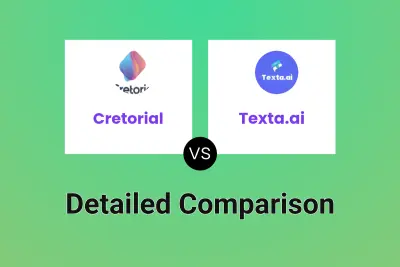 Cretorial vs Texta.ai Detailed comparison features, price