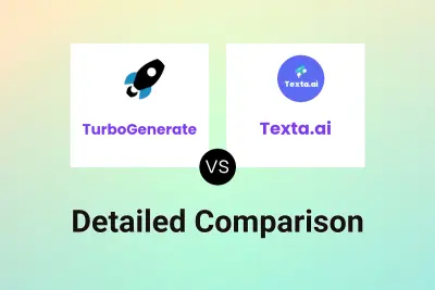 TurboGenerate vs Texta.ai Detailed comparison features, price