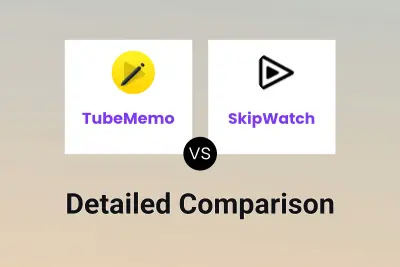 TubeMemo vs SkipWatch Detailed comparison features, price