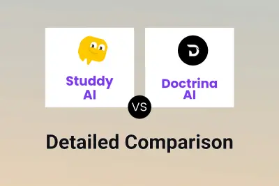 Studdy AI vs Doctrina AI Detailed comparison features, price