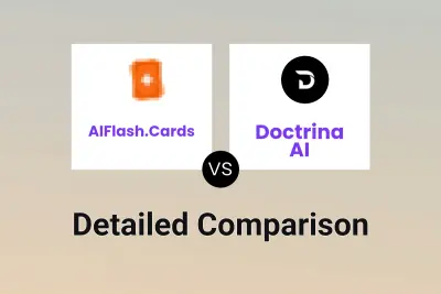 AIFlash.Cards vs Doctrina AI Detailed comparison features, price