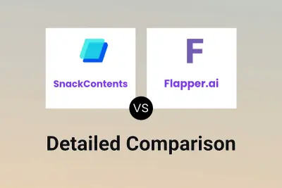 SnackContents vs Flapper.ai Detailed comparison features, price