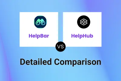 HelpBar vs HelpHub Detailed comparison features, price