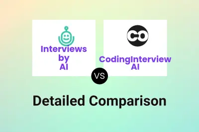 Interviews by AI vs CodingInterview AI Detailed comparison features, price