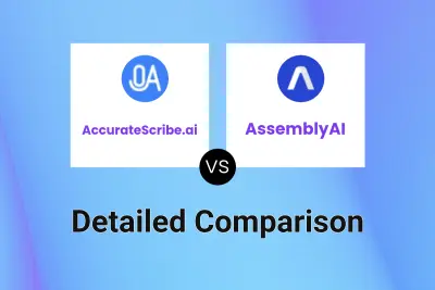 AccurateScribe.ai vs AssemblyAI Detailed comparison features, price