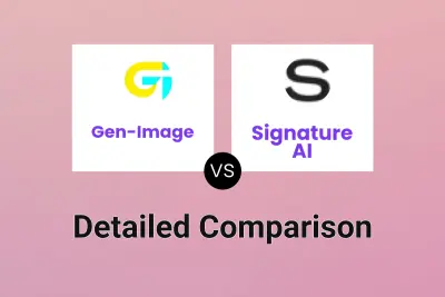 Gen-Image vs Signature AI Detailed comparison features, price