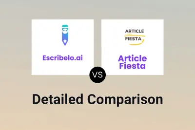 Escribelo.ai vs Article Fiesta Detailed comparison features, price