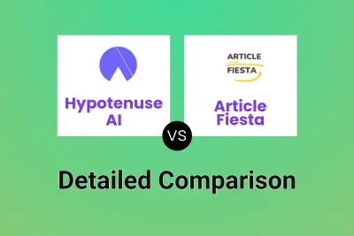 Hypotenuse AI vs Article Fiesta Detailed comparison features, price