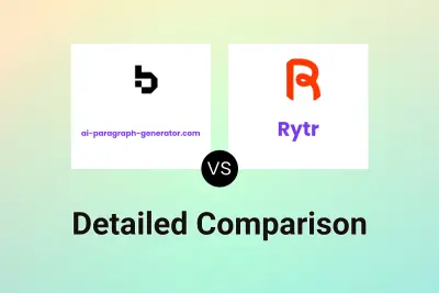 ai-paragraph-generator.com vs Rytr Detailed comparison features, price