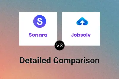 Sonara vs Jobsolv Detailed comparison features, price