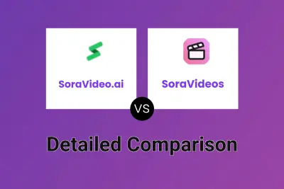 SoraVideo.ai vs SoraVideos Detailed comparison features, price