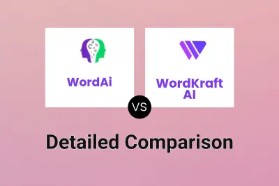 WordAi vs WordKraft AI Detailed comparison features, price