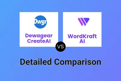 Dewagear CreateAI vs WordKraft AI Detailed comparison features, price