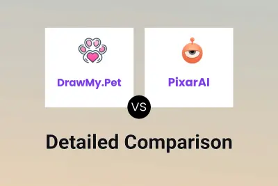 DrawMy.Pet vs PixarAI Detailed comparison features, price