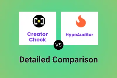 Creator Check vs HypeAuditor Detailed comparison features, price