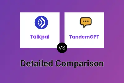 Talkpal vs TandemGPT Detailed comparison features, price