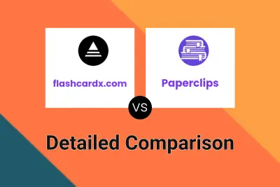 flashcardx.com vs Paperclips Detailed comparison features, price