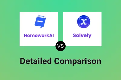 HomeworkAI vs Solvely Detailed comparison features, price