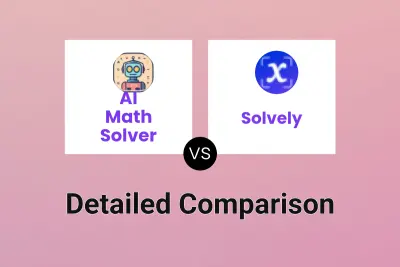 AI Math Solver vs Solvely Detailed comparison features, price