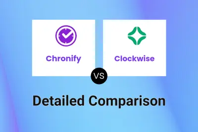 Chronify vs Clockwise Detailed comparison features, price