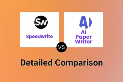 Speedwrite vs AI Paper Writer Detailed comparison features, price