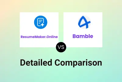 ResumeMaker.Online vs Bamble Detailed comparison features, price