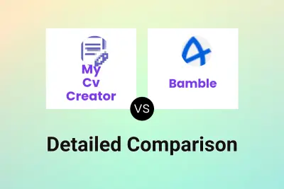 My Cv Creator vs Bamble Detailed comparison features, price