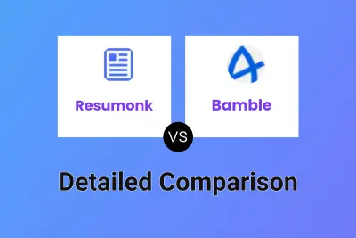 Resumonk vs Bamble Detailed comparison features, price