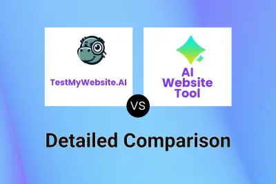 TestMyWebsite.AI vs AI Website Tool Detailed comparison features, price