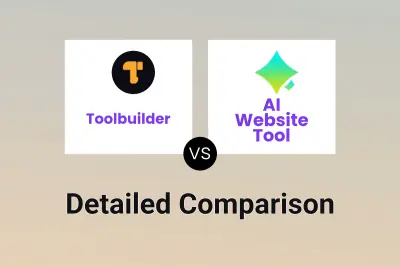 Toolbuilder vs AI Website Tool Detailed comparison features, price