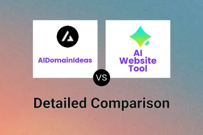 AIDomainIdeas vs AI Website Tool Detailed comparison features, price