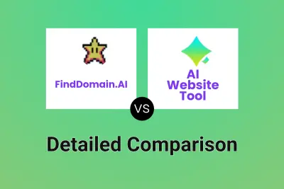 FindDomain.AI vs AI Website Tool Detailed comparison features, price