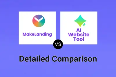 MakeLanding vs AI Website Tool Detailed comparison features, price