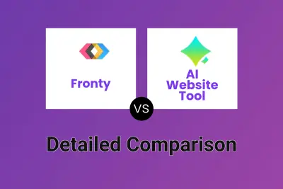 Fronty vs AI Website Tool Detailed comparison features, price