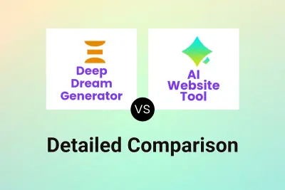 Deep Dream Generator vs AI Website Tool Detailed comparison features, price