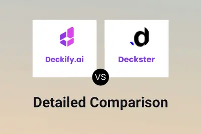 Deckify.ai vs Deckster Detailed comparison features, price