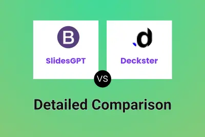 SlidesGPT vs Deckster Detailed comparison features, price