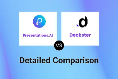 Presentations.AI vs Deckster Detailed comparison features, price