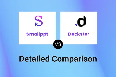 Smallppt vs Deckster Detailed comparison features, price