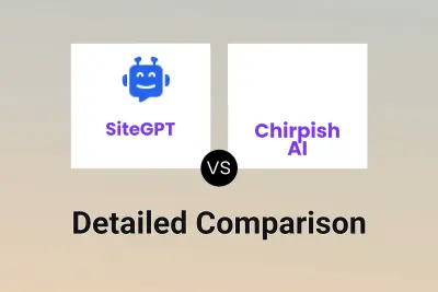 SiteGPT vs Chirpish AI Detailed comparison features, price