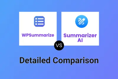 WPSummarize vs Summarizer AI Detailed comparison features, price