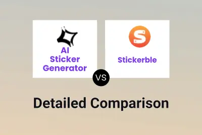 AI Sticker Generator vs Stickerble Detailed comparison features, price