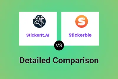 StickerIt.AI vs Stickerble Detailed comparison features, price