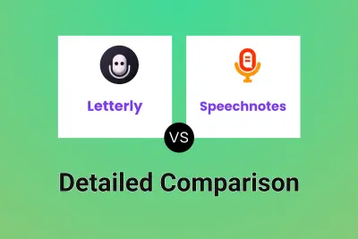 Letterly vs Speechnotes Detailed comparison features, price