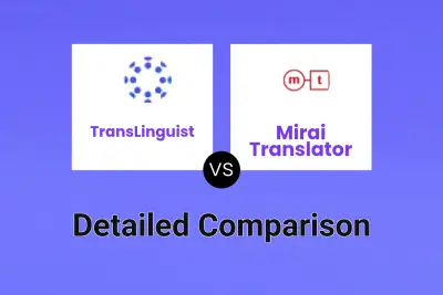 TransLinguist vs Mirai Translator Detailed comparison features, price