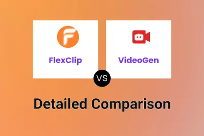 FlexClip vs VideoGen Detailed comparison features, price