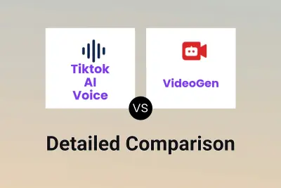 Tiktok AI Voice vs VideoGen Detailed comparison features, price