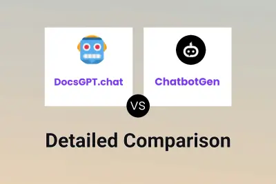 DocsGPT.chat vs ChatbotGen Detailed comparison features, price