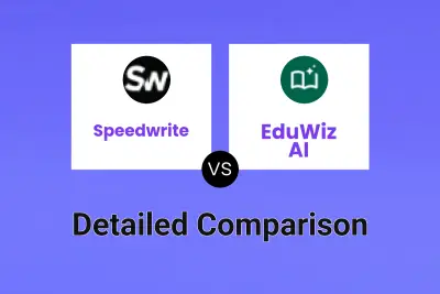 Speedwrite vs EduWiz AI Detailed comparison features, price