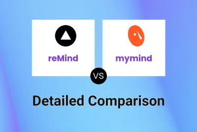 reMind vs mymind Detailed comparison features, price